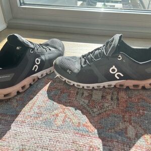 COPY - On Running Black and Pink Sneakers with Cloud-Like Sole